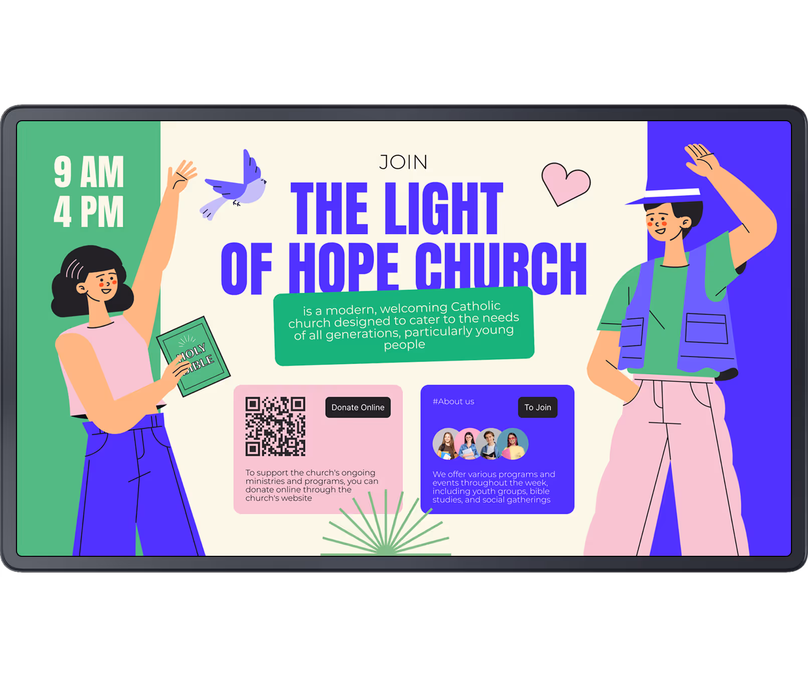 Interactive Scenarios Church template